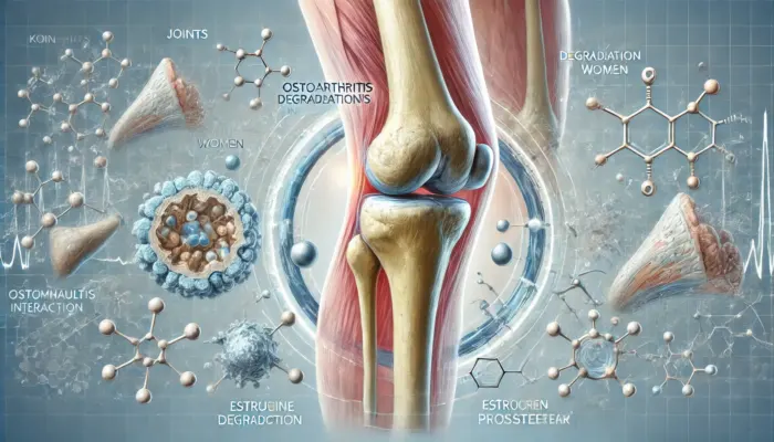 کاهش استروژن و پروژسترون در یائسگی عامل تخریب غضروف مفاصل می‌شود